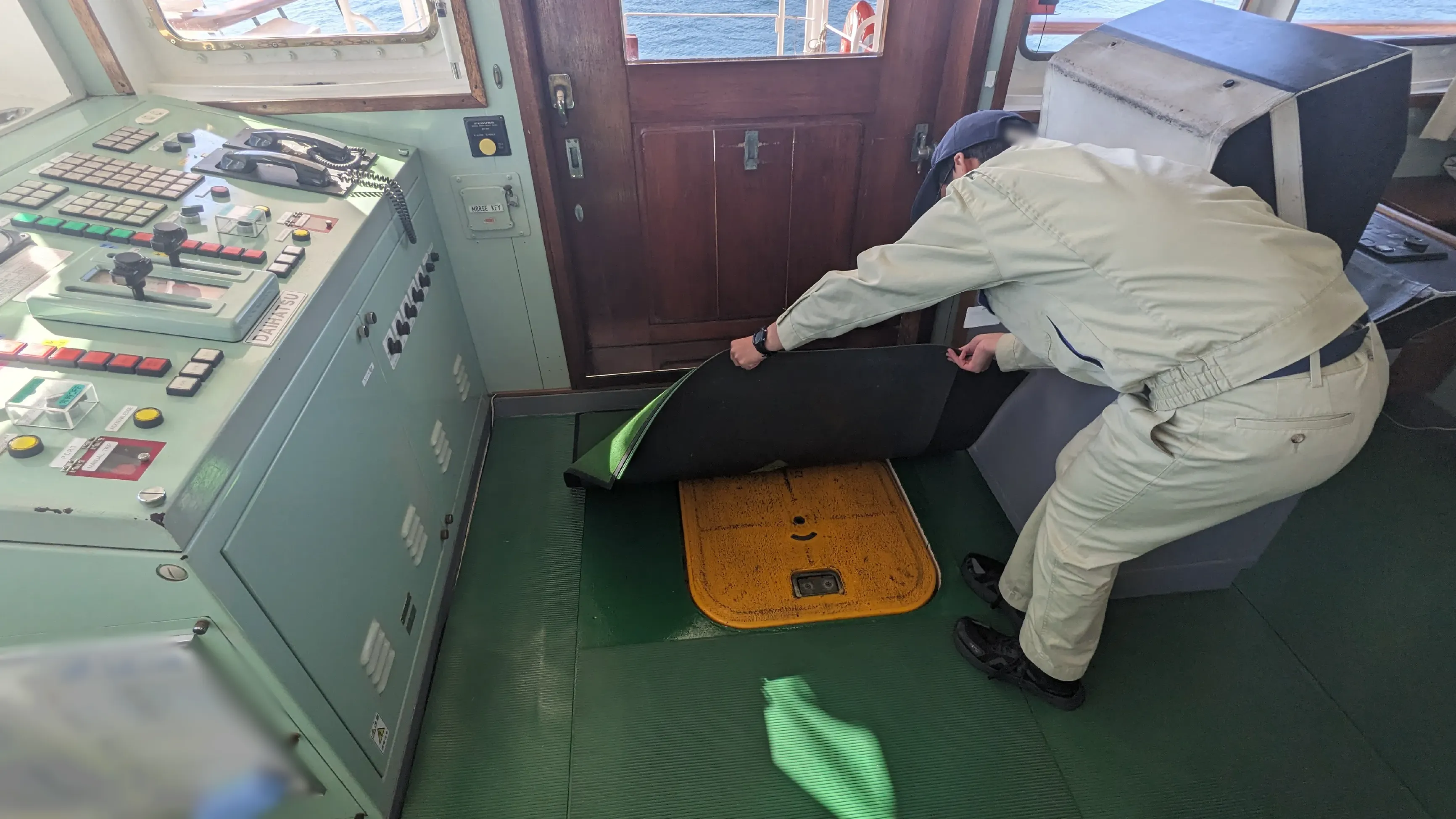 上から見たエスケープハッチ